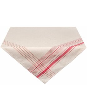 tablecloth 150x150 cm Country Essential red/ros&eacute;