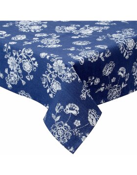 tablecloth 150x150 cm Denim Days blue/white