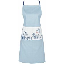 apron 70x85 cm Early Bird  blue/white