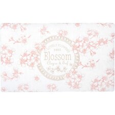 door mat Blossom in pink/white - 74x44 cm