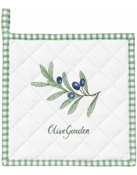 oven cloth 20x20 cm Olive Garden  olive green