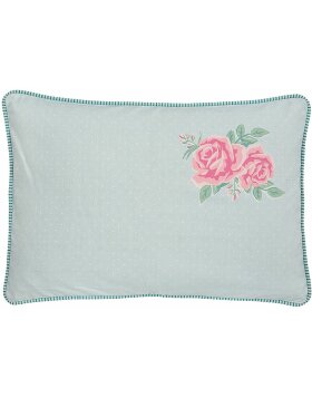 SCF36 - pillow PINK ROSE 35x50 cm light blue