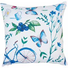 KT021.130 - cushion cover BICYCLE 45x45 cm colourful/white