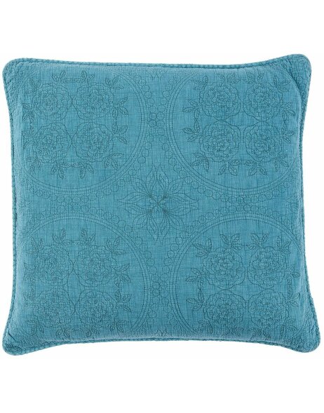 Q181.030GR - cushion cover Q181. 50x50 cm turqouise/green