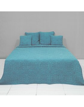 Q181. - bespread 180x260 cm turquoise/green