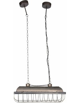 hanging lamp 60x25x20 cm grey