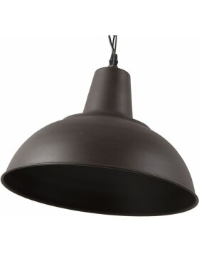 Clayre & Eef 6LMP491 Lampe à suspendre 30x28 cm brun