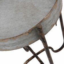 Table dappoint 37x37x51 cm en gris - 5Y0363 Clayre Eef