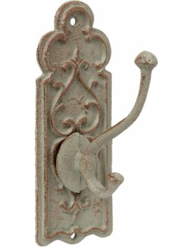 Wandhaak ornamental ii - 6y2382 Clayre Eef in grijs