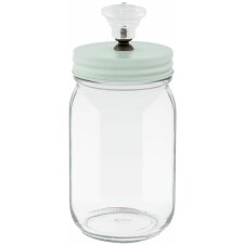 storage jar DIAMANT 8x16 cm - 6GL1989 Clayre Eef