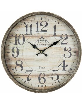 Reloj de pared Cafe 30x6 cm - 6KL0454 Clayre Eef