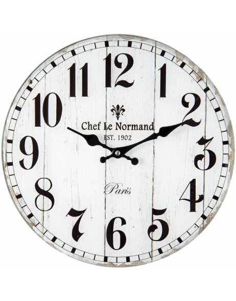 Zegar ścienny Chef 34x4 cm - 6KL0447 Clayre Eef