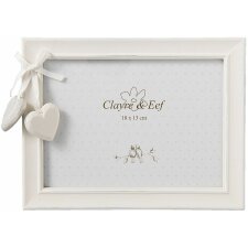 2F0473 Clayre Eef - picture frame shabby white 13x18 cm