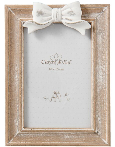 2F0482 Clayre Eef - picture frame brown/white