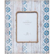 2F0430 Clayre Eef - picture frame colourful/blue