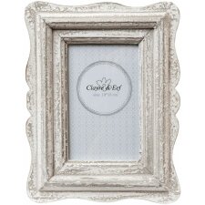 2F0336 Clayre Eef - picture frame white/grey