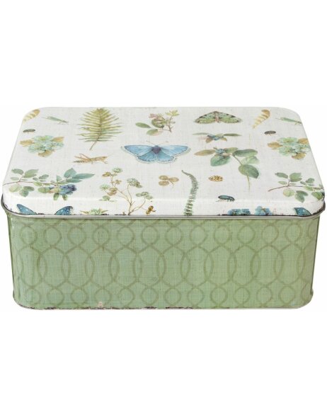 Box-Tin BUTTERFLY - 6Y2371 Clayre Eef in colorato