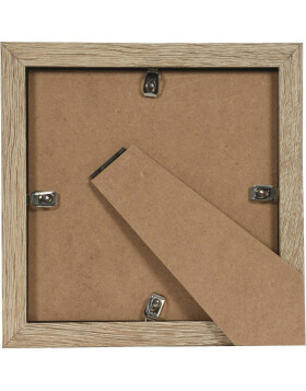 Henzo Picture frame Modern 15x15 cm middle brown with mat 10x10 cm
