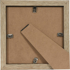 Henzo Picture frame Modern 15x15 cm middle brown with mat 10x10 cm