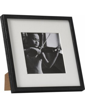 Henzo Viola wooden frame 20x20 cm black with mat 13x13 cm
