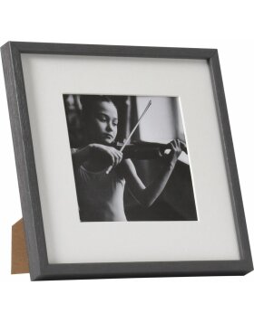 Viola wooden frame 20x20 cm dark gray