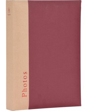 Henzo Stock Album Chapter 300 zdjęć 10x15 cm wine red