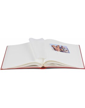 Henzo Jumbo Fotoalbum Nexus rot 29x32 cm 100 weiße Seiten