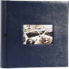 Henzo Jumbo Fotoalbum Edition blau 30x30 cm 100 weiße Seiten