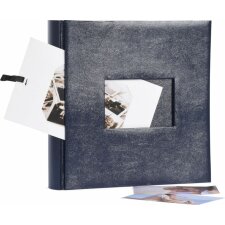 Henzo Jumbo Fotoalbum Edition blau 30x30 cm 100 weiße Seiten