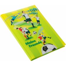 friend book Fußballer A5 - 43 578 Goldbuch