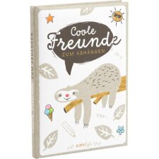 Libro degli amici Happylife bradipo a5 - 43 580 Goldbuch