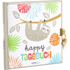 Journal intime Happylife Faultier - 44 580 Goldbuch
