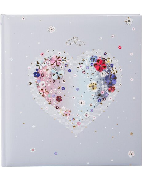 Goldbuch Hochzeitstagebuch Hearts of Flowers 23x25 cm 44 Seiten