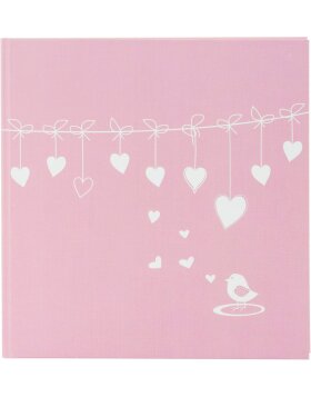 Goldbuch Fotoalbum Poetry pink 30x31 cm 60 weiße Seiten