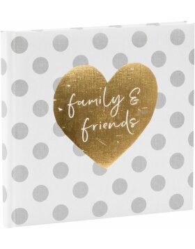 Goldbuch Guestbook Forever 25x23,5 cm 176 white sides