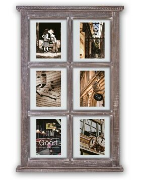 Matted wooden frames - 4x6 (10x15cm) - 2cm wide (4 colours available)