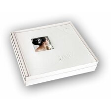 LINDA Hochzeitsalbum 32x32 cm weiß