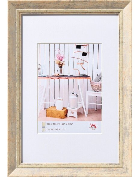 Chalet picture frame 13x18 cm nature