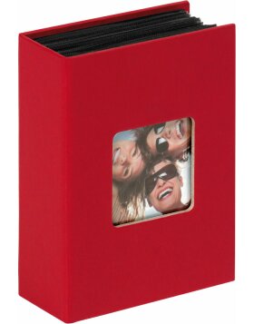 Walther Einsteckalbum Minimax Fun 100 Fotos 10x15 cm rot