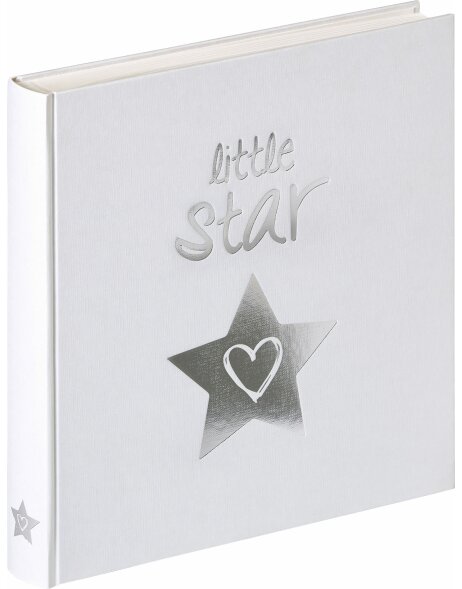Walther Babyalbum Little Star 28x30,5 cm 50 wei&szlig;e Seiten