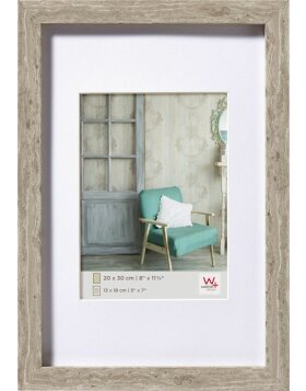 Walther wooden frame Stockholm gray 60x80 cm