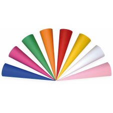 Bastelschultüte farbig 70 cm - 9 Farben
