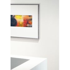 Nielse alu frame C2 Reflex Silver 35x100 cm