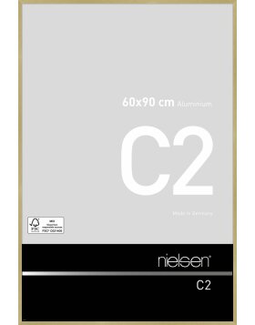 Nielse alu frame C2 Soft Frosted Gold 60x90 cm