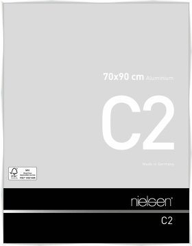 Nielsen Alurahmen C2 wei&szlig; glanz 70x90 cm
