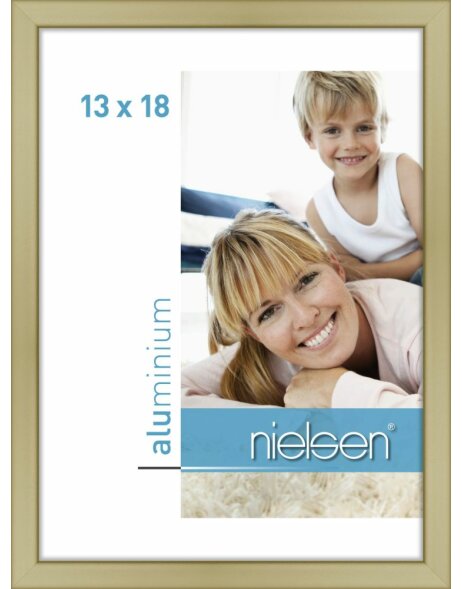 Nielsen Alurahmen Classic gold matt 13x18 cm