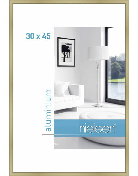 Nielsen Alurahmen Classic gold matt 30x45 cm