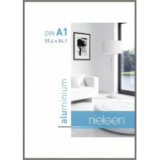 Nielsen Alurahmen Classic kontrastgrau 60x84 cm DIN A1