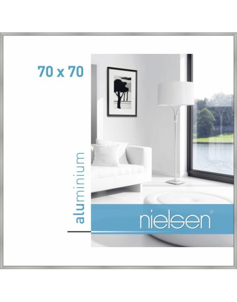 Nielsen Alurahmen Classic silber matt 70x70 cm