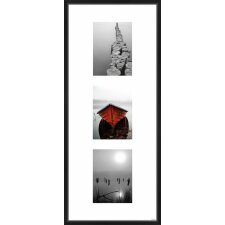 Alurahmen Gallery Junior schwarz 3 Fotos 13x18 cm